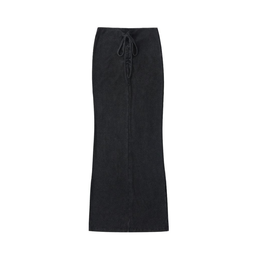 Bosha Washed Drawstring Skirt