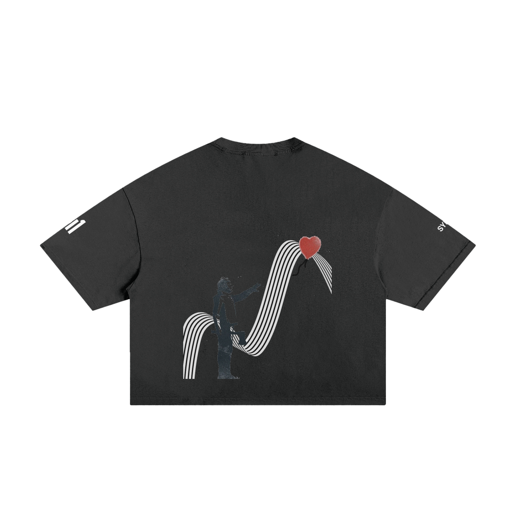 SYN141 Frayed Box Tee